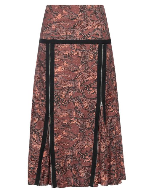 KENZO Brown Maxi Skirt