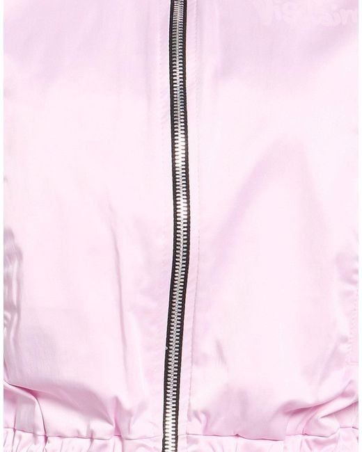 DISCLAIMER Pink Jacket Polyester, Cotton, Elastane