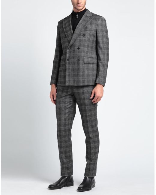Brian Dales Gray Suit for men