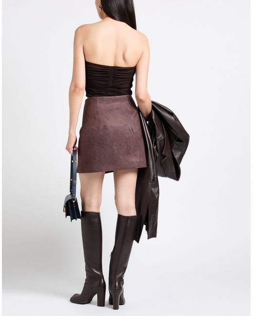 Philosophy Di Lorenzo Serafini Purple Mini Skirt
