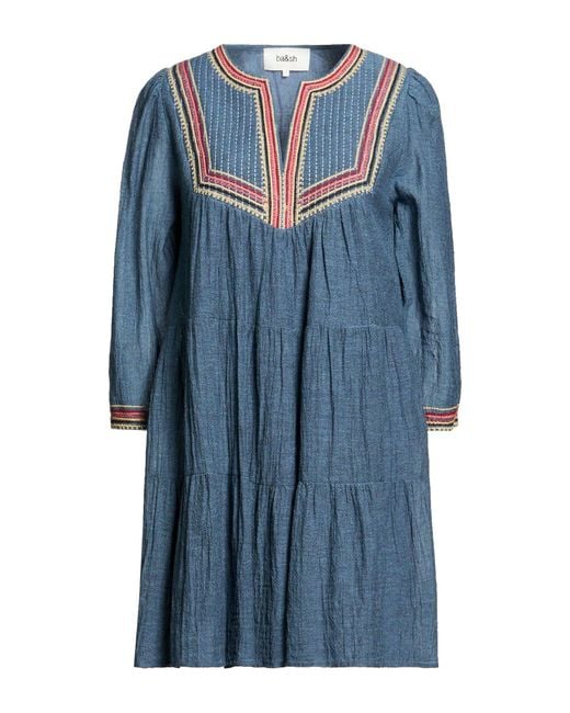 Ba&sh Blue Mini Dress