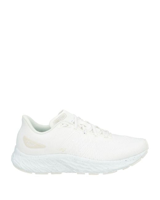 New Balance White Sneakers Textile Fibers for men
