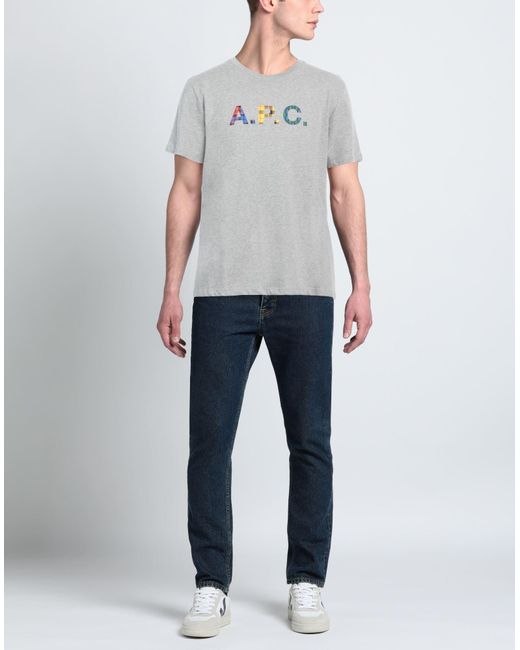 Camiseta A.P.C. de hombre de color Gray