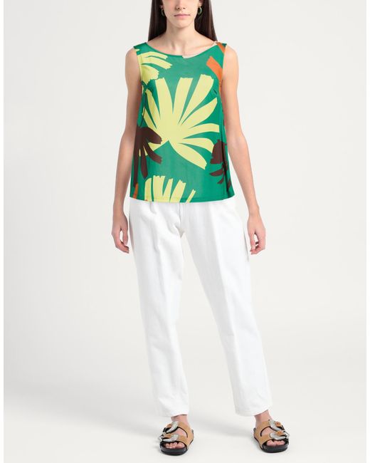 JUSTMINE Green Top Polyester, Elastane
