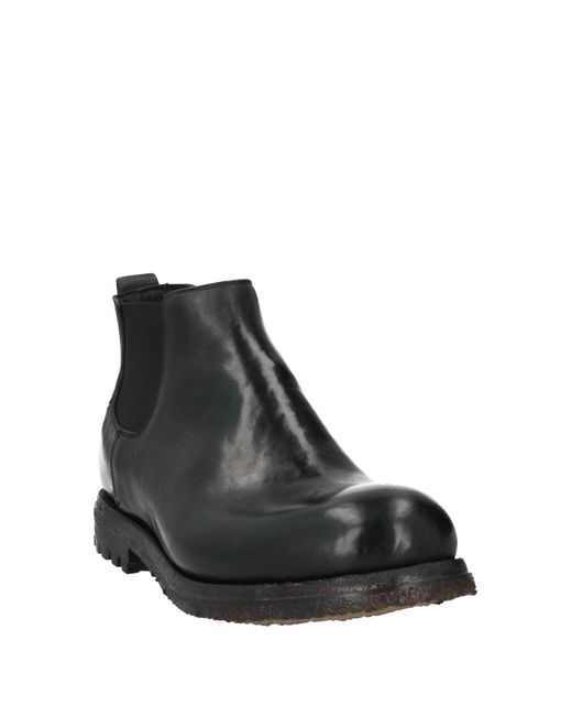 Silvano Sassetti Black Ankle Boots for men