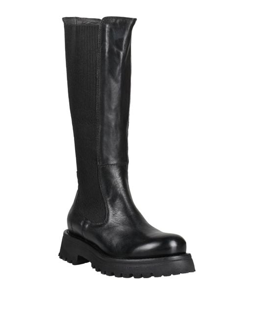 Moma Black Boot Leather