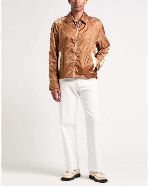 McQueen Brown Jacket Polyamide for men