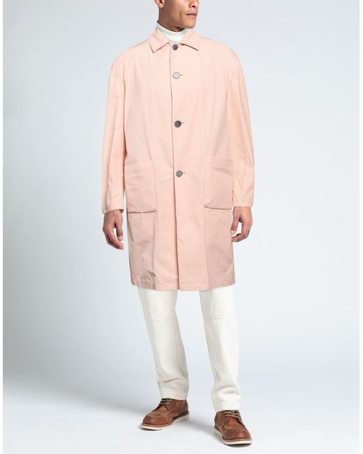 Manteau long et trench Hevò pour homme en coloris Pink