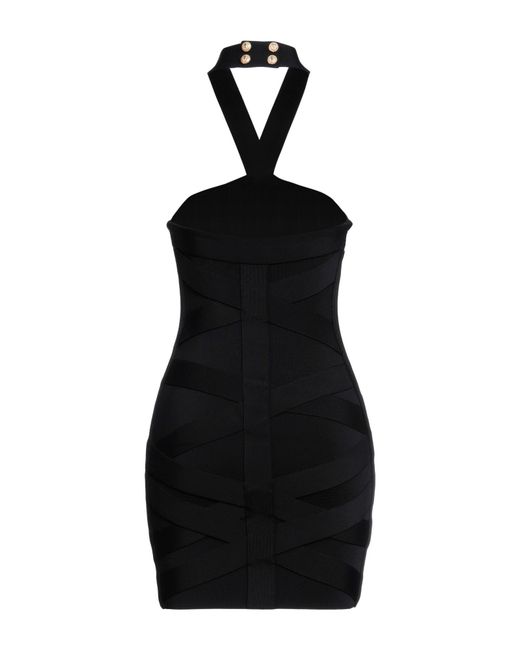 Balmain Black Mini Dress