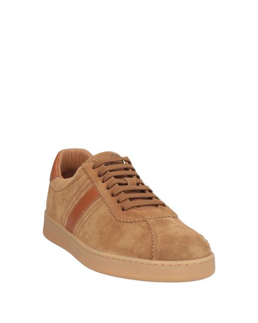 Frau Brown Camel Sneakers Leather for men