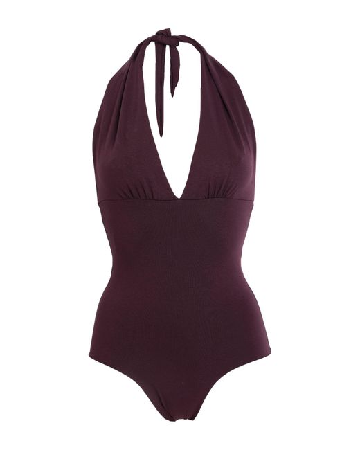 ISOLE VULCANI One piece Swimsuit In Purple Lyst Australia