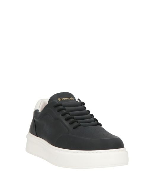 Barracuda Black Sneakers Textile Fibers for men