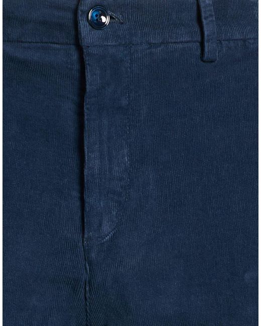 Cruna Blue Pants Cotton, Elastane for men