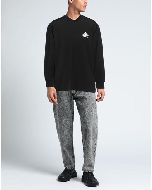 DSquared² Black T-shirt for men
