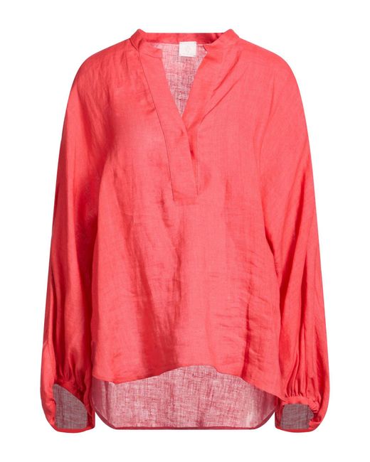 Eleventy Pink Top Linen