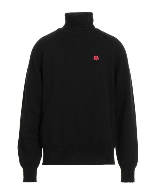 KENZO Black Turtleneck Wool for men