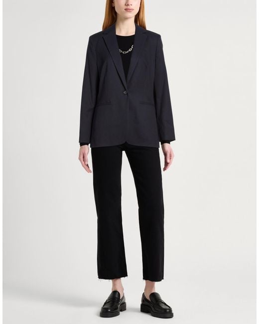 Tommy Hilfiger Blue Midnight Blazer Polyester, Viloft, Elastane