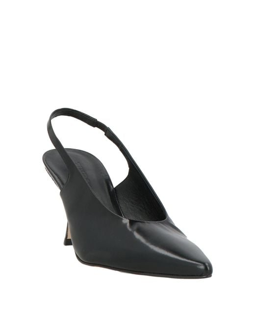 Zinda Black Pumps Leather