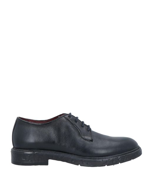 ARNOLD LAYNE Blue Lace-Up Shoes Soft Leather for men