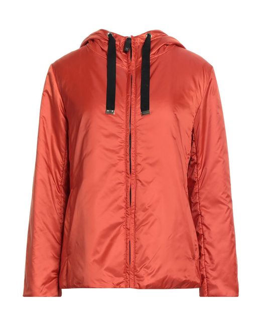 Max Mara Red Puffers