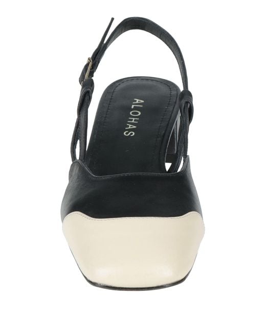 Alohas Black Ballet Flats