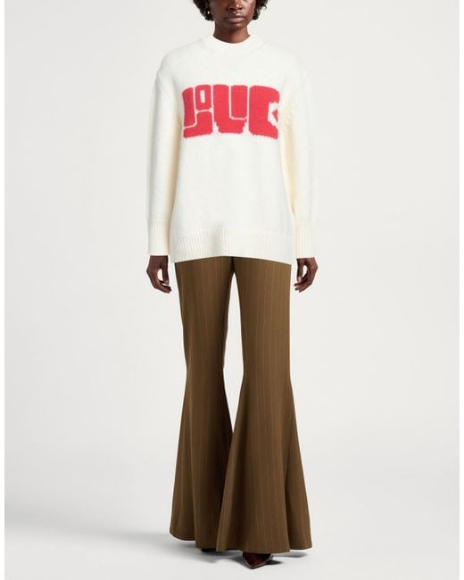 Sandro White Ivory Sweater Wool