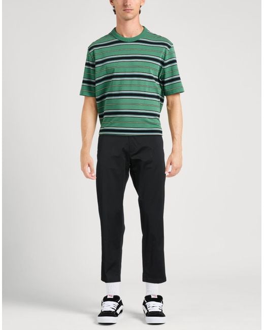 Low Brand Black Pants Cotton, Elastane for men