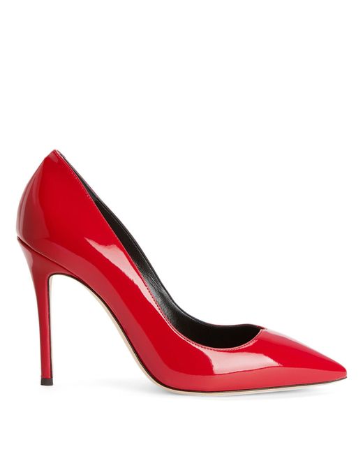 Zapatos Lucrezia con tacón de 105mm Giuseppe Zanotti de color Red