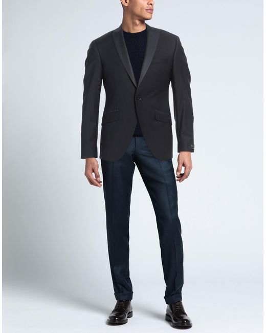 DIGEL Blue Blazer Virgin Wool, Polyamide, Elastane for men