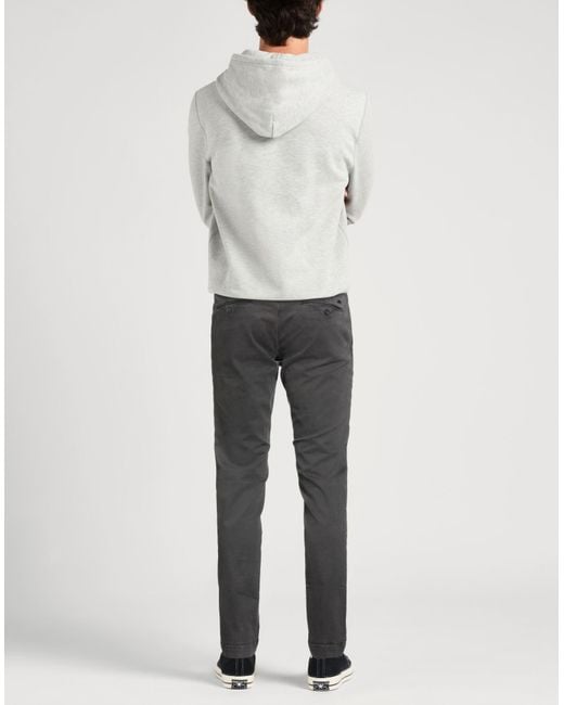 Mason's Gray Dark Pants Cotton, Elastane for men