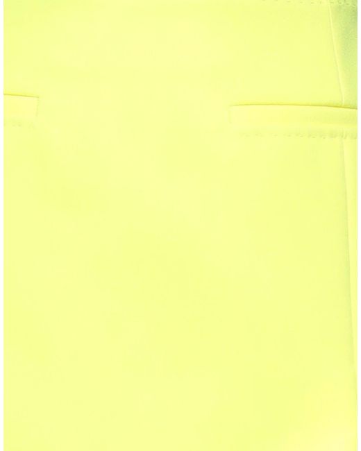 Blumarine Yellow Mini Skirt Polyester, Elastane