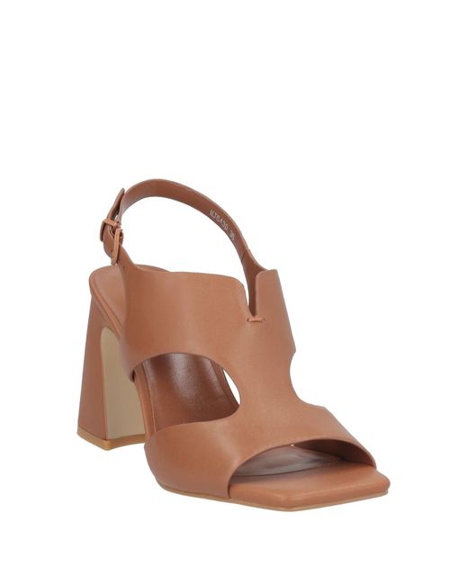 Jeannot Brown Sandals
