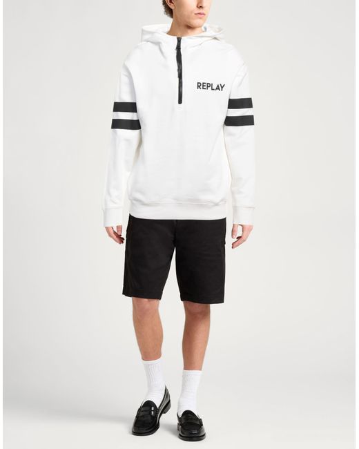 Sudadera Replay de hombre de color White