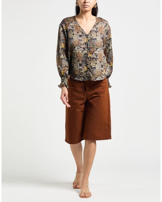 Really Wild Clothing Gray Midnight Shirt Silk