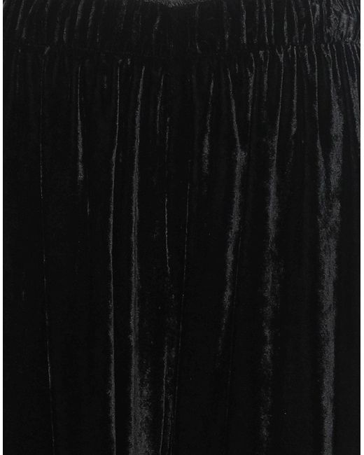 Pantalon Synthétique Pianurastudio en coloris Noir Femme Vêtements Pantalons décontractés élégants et chinos Pantalons moulants 