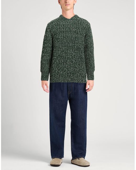 Zanone Green Sweater Alpaca Wool, Polyamide for men