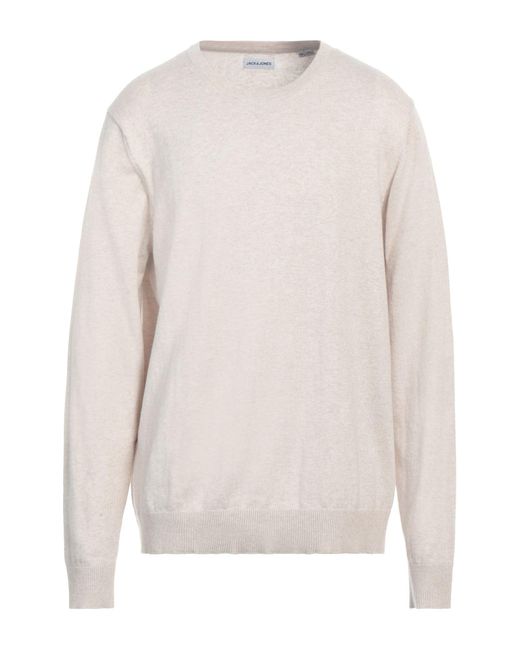 Jack & Jones White Sweater Cotton, Nylon, Viscose for men