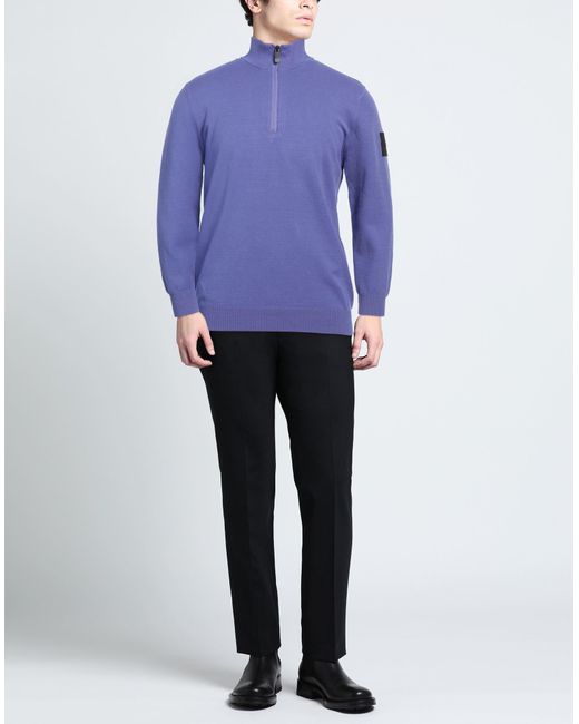 OUTHERE Blue Turtleneck for men