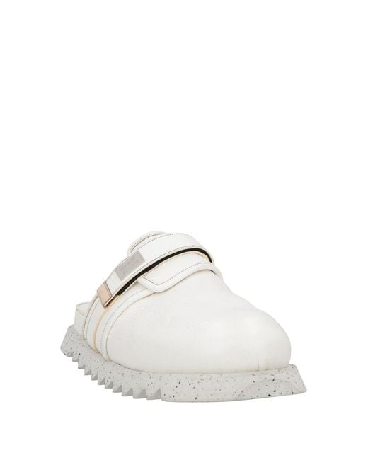MARSELL X SUICOKE White Mules & Clogs for men