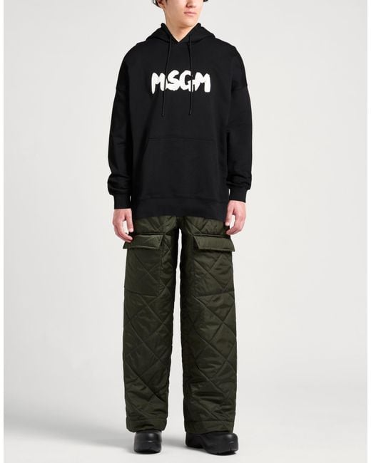 MSGM Black Sweatshirts for men