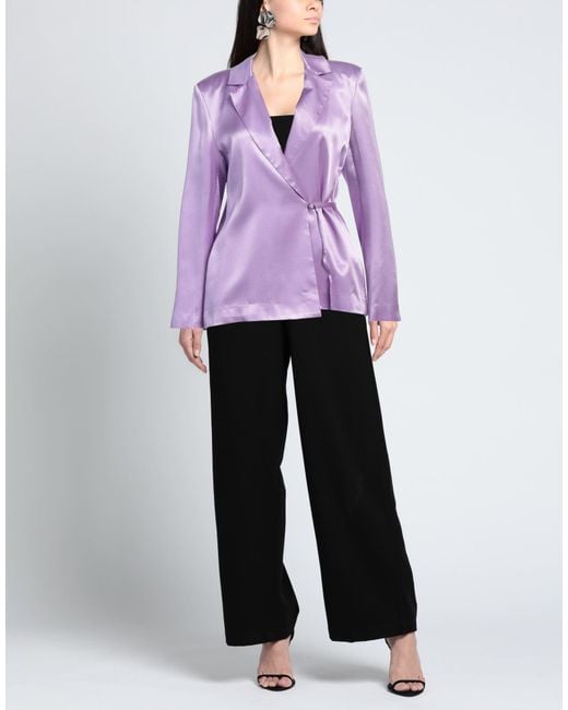 Isabelle Blanche Purple Blazer