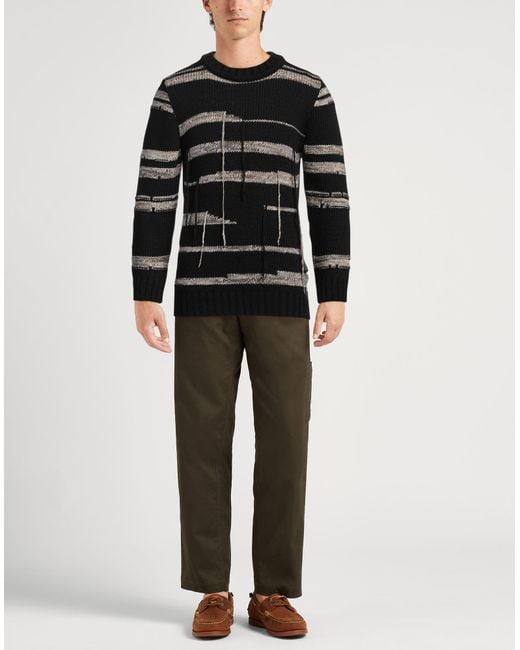 Takeshy Kurosawa Black Sweater Acrylic, Wool, Viscose, Alpaca Wool for men