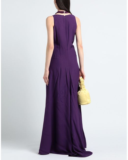 BCBGMAXAZRIA Purple Maxi Dress