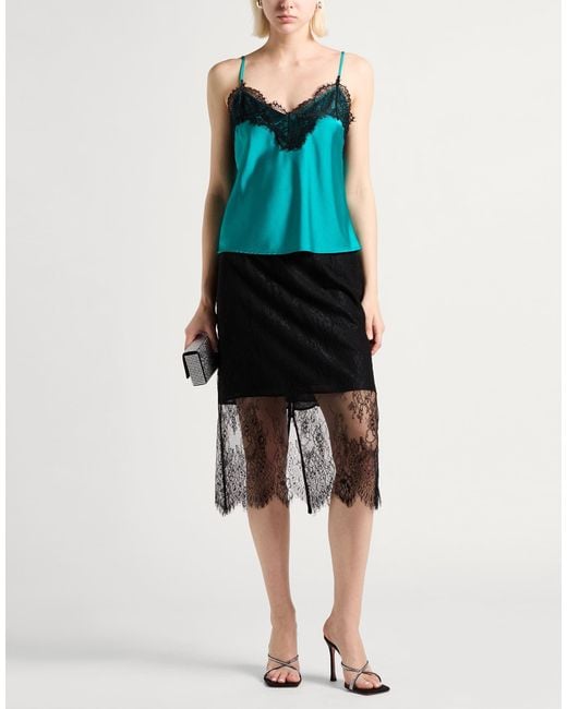 Pinko Blue Top Polyester, Polyamide