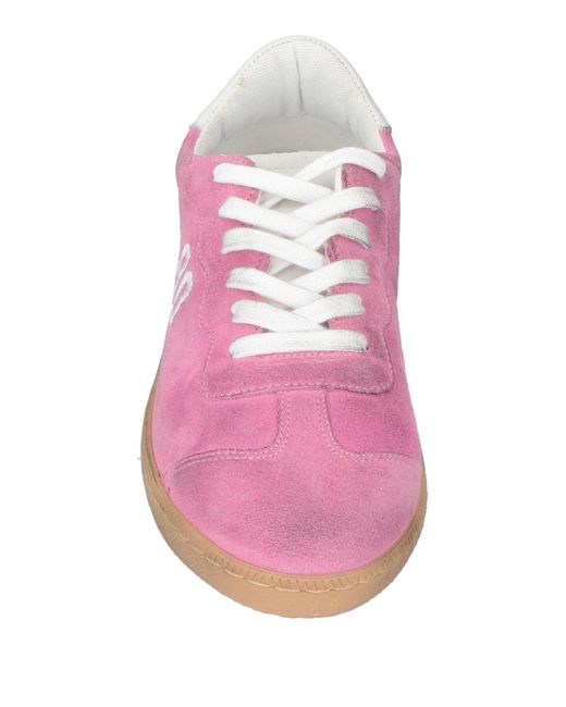 Be980 Pink Sneakers Leather