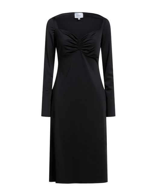 Liya Black Midi Dress