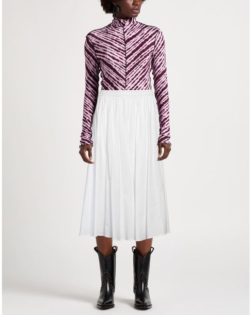 MICHAEL Michael Kors White Midi-Rock