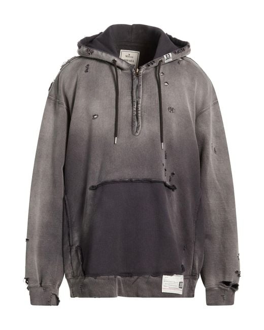 Maison Mihara Yasuhiro Gray Charcoal Sweatshirt Cotton for men