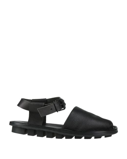 Trippen Black Sandals Leather