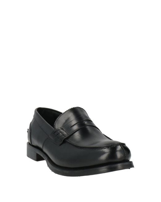 Calpierre Black Loafers Leather for men